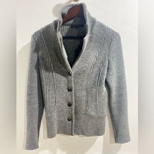 AMAZING find very rare  Brooks Brothers Gray Knit wool cashmere